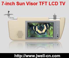 7-inch Sun Visor TFT LCD TV monitor ( Left and Right )
