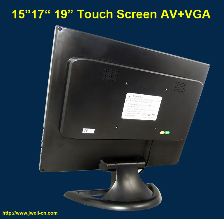 17 inch LCD Monitor with AV/BNC/PC/TV/Audio/Touch ,JWell Industrial Co., Ltd.